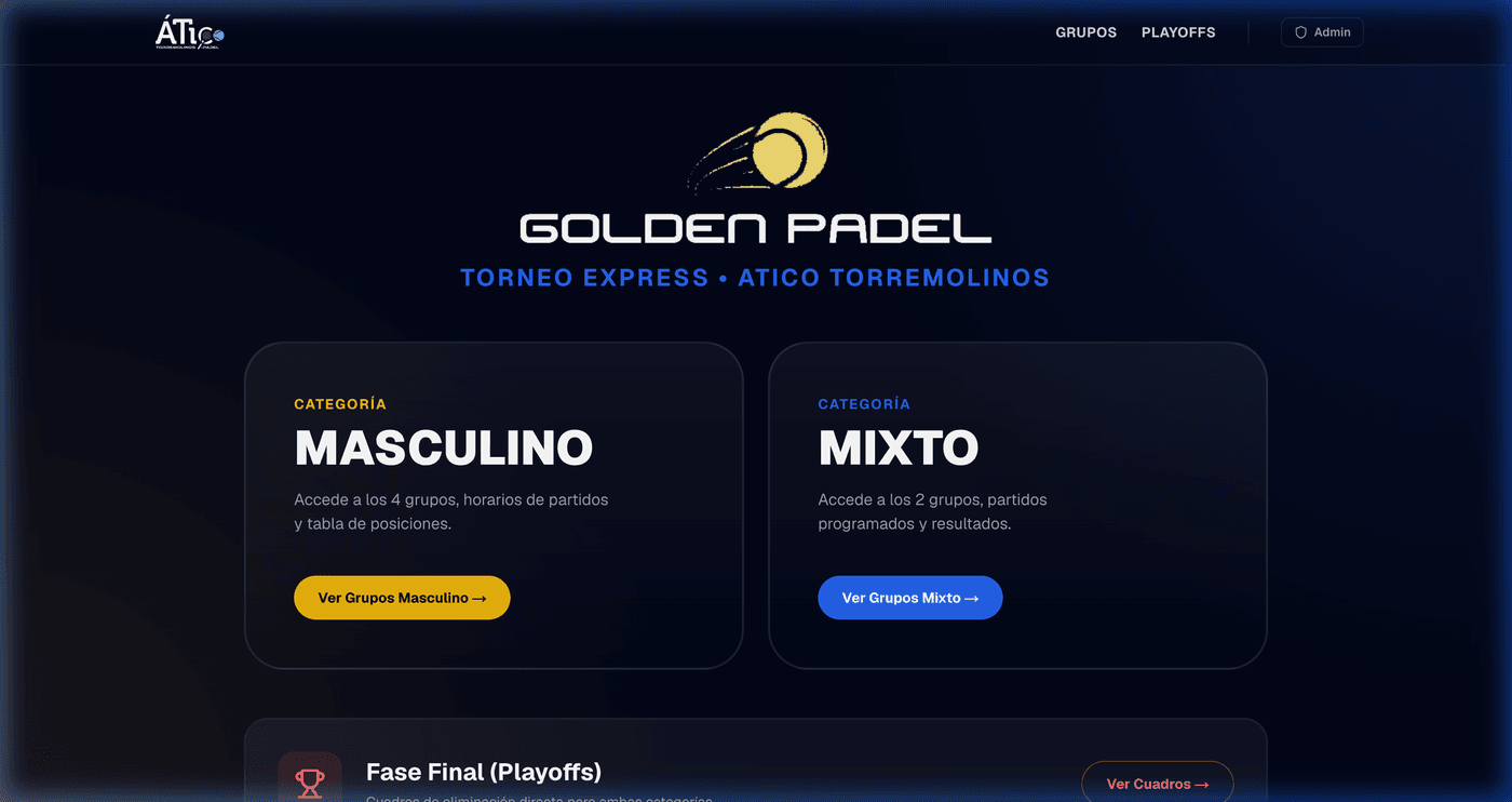 Golden League Padel